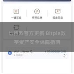 比特派官方更新 Bitpie数字资产安全保障指南