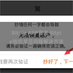 Bitpie APP官方 Bitpie钱包常见问题解决方法