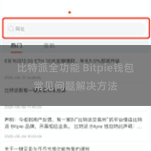 比特派全功能 Bitpie钱包常见问题解决方法