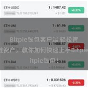 Bitpie钱包客户端 轻松管理多链资产，教你如何快速上手Bitpie钱包！