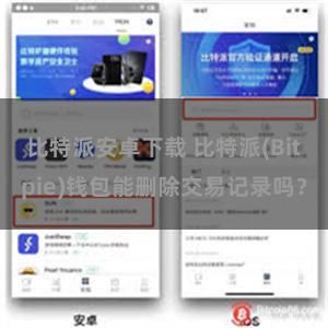 比特派安卓下载 比特派(Bitpie)钱包能删除交易记录吗？
