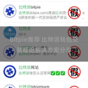 Bitpie推荐 比特派钱包交易延迟解决方案分享