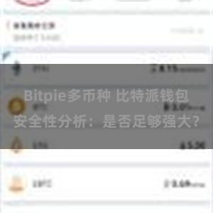 Bitpie多币种 比特派钱包安全性分析：是否足够强大？
