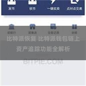 比特派恢复 比特派钱包链上资产追踪功能全解析