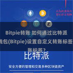 Bitpie转账 如何通过比特派钱包(Bitpie)设置自定义转账标签？