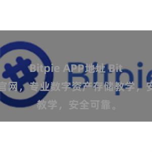 Bitpie APP地址 Bitpie教程官网，专业数字资产存储教学，安全可靠。