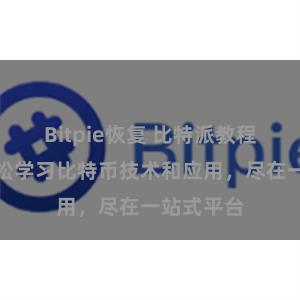 Bitpie恢复 比特派教程官网：轻松学习比特币技术和应用，尽在一站式平台